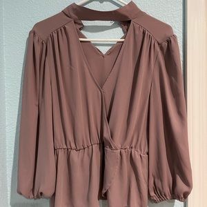 Women’s S size NY&C silk peplum blouse